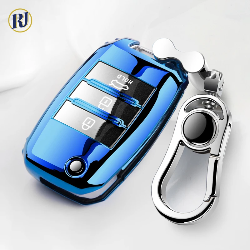 Мягкий ТПУ чехол для автомобильного пульта дистанционного управления KIA Rio 3 K2 Ceed