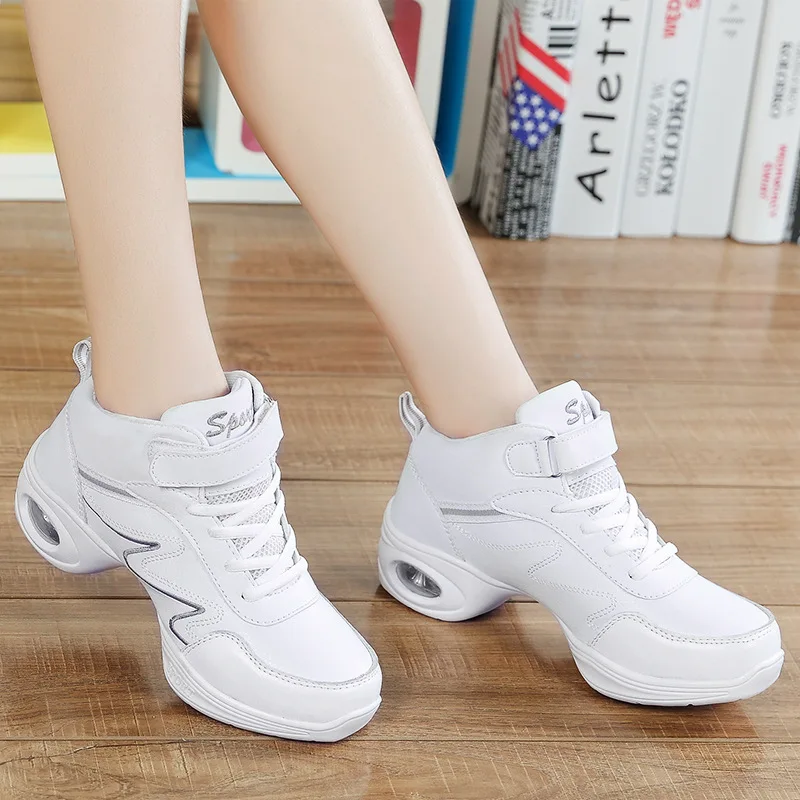 Женские танцевальные туфли мягкая подошва кроссовки обувь для бега джаз хип хоп