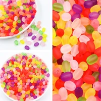 oval candy color matte rubber frosted beads diy necklace bracelet jewelry accessories home decorations 10mm30pcs