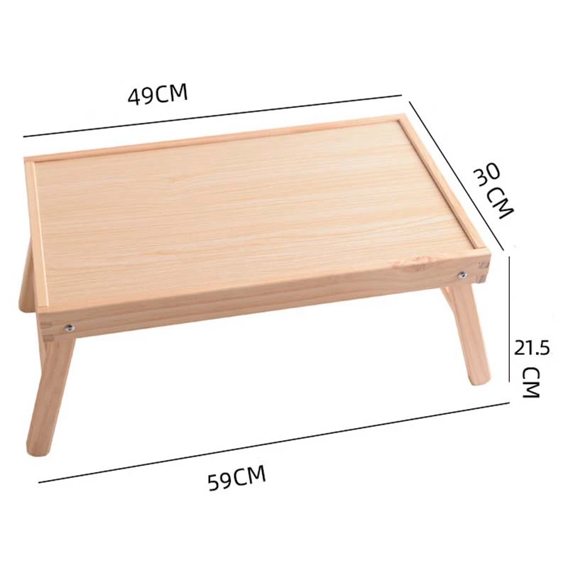 

Wooden Portable Foldable Computer Laptop Desk Outdoor Camping Adjustable Table Breakfast Tray Picnic Table
