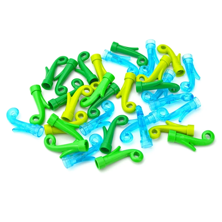 

DIY Enlighten Building Blocks MOC Plant Bricks Plant Grass Stem 15279 House Garden Park Accessories Assembles Particles Toys