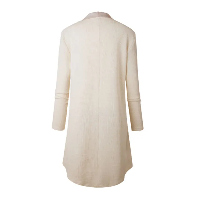 Women top coat 2019 Autumn Winter New Wild Slim Long Knitwear Cardigan Clothes Sweater Coat Sleeve Windbreaker | Женская одежда