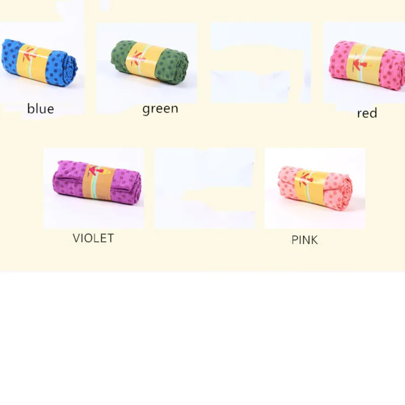 Нескользящий 85 см * 63 Коврик для йоги покрытие полотенце противоскользящее из