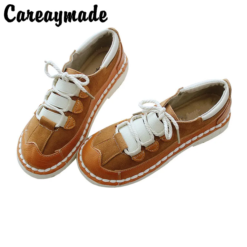 Careaymade из натуральной кожи в винтажном стиле Туфли одиночные туфли женская обувь