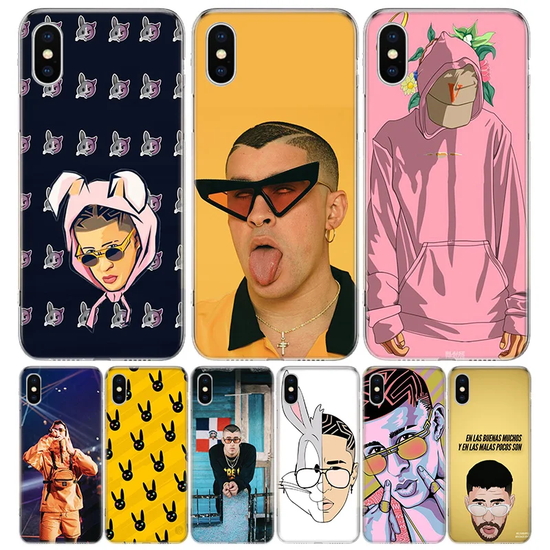 

Bad Bunny El Conejo Malo Phone Case For iPhone 13 12 11 Pro Max 6 X 8 6S 7 Plus XS XR Mini 5S SE 7P 6P Pattern Cover Coque