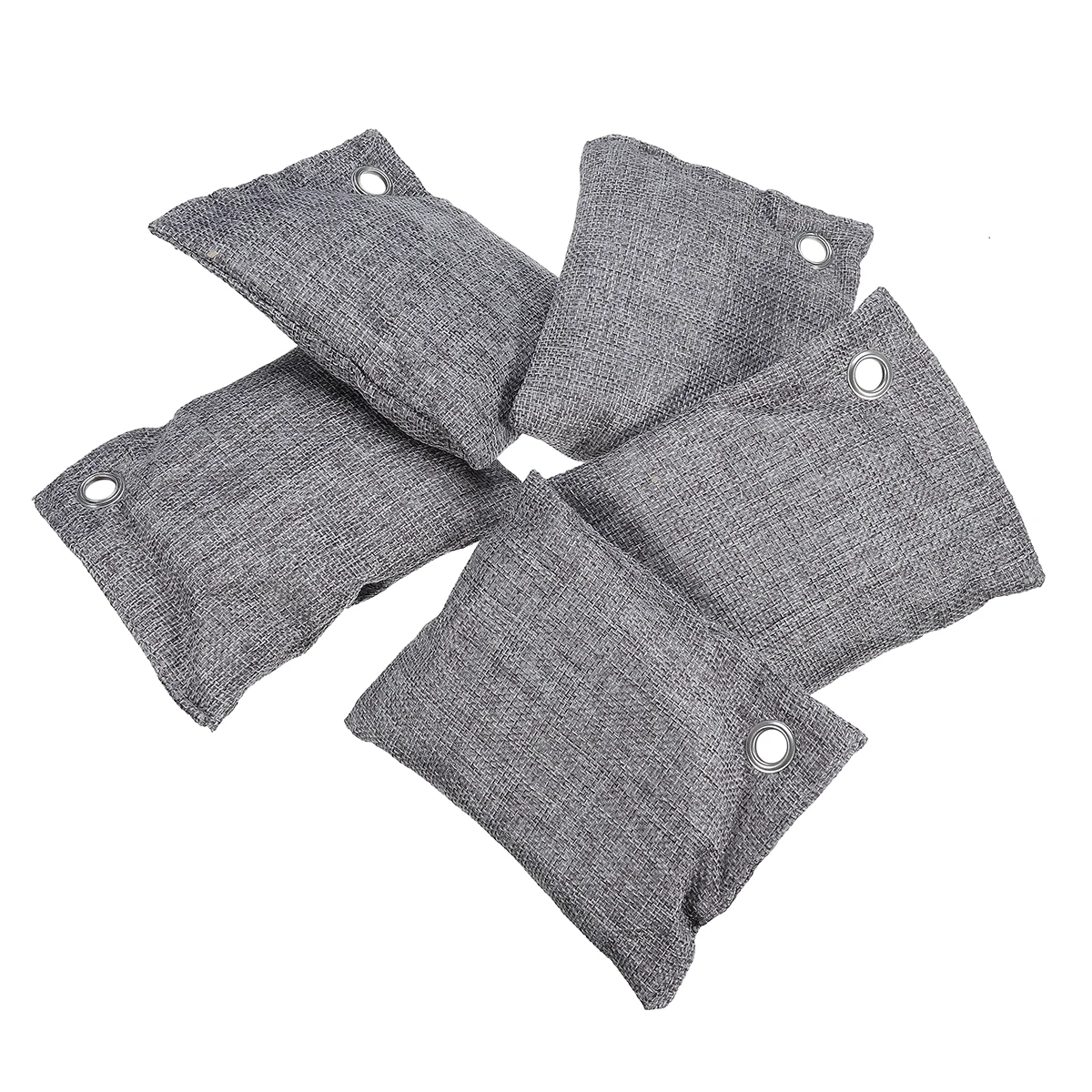 

5 Bag/Set Air Purifier Bag Car Home Bamboo Charcoal Dehumidifier Odor Remover Air Purifying Bag Natural Air Freshener Bags 500g