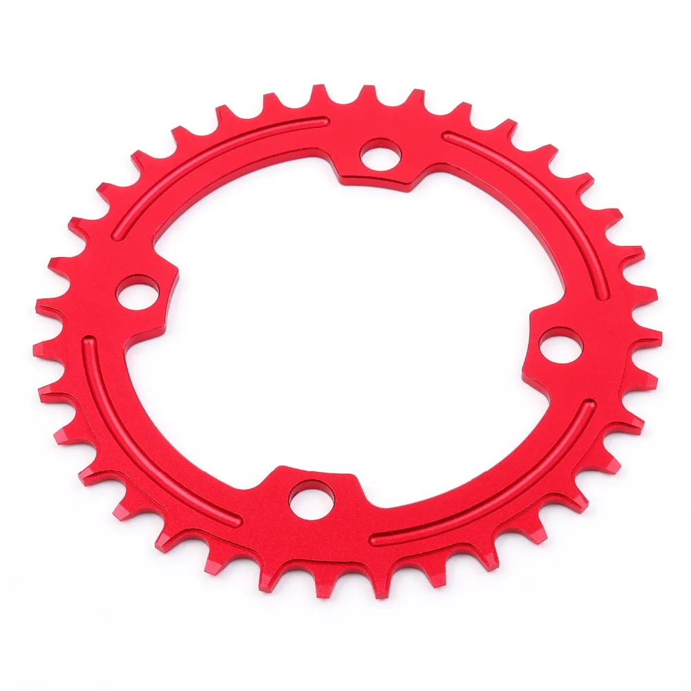 MTB велосипедная круглая Звездочка 32T 34T 36T 38T40T велосипедная Звездочка круг коленчатый комплект одна пластина для велосипедных частей