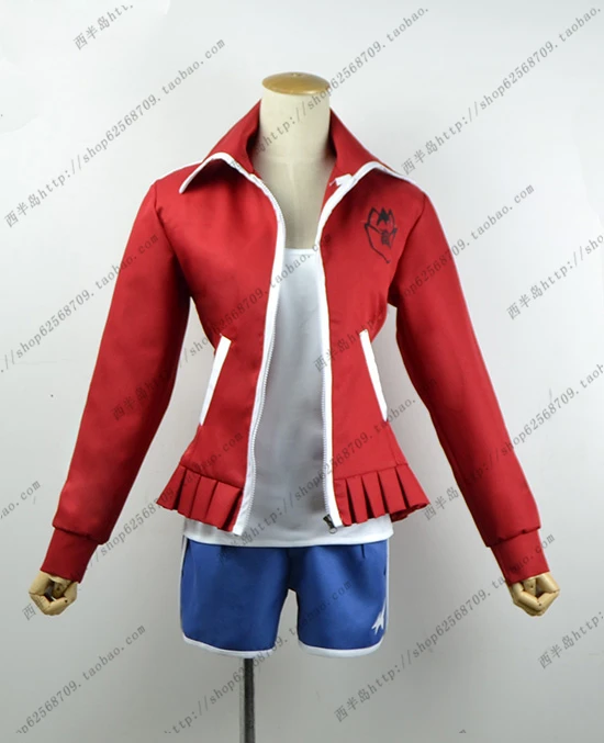 

Костюм Аниме Danganronpa для косплея asahina aoi, повседневная униформа, пальто, рубашка, брюки, 3 в 1