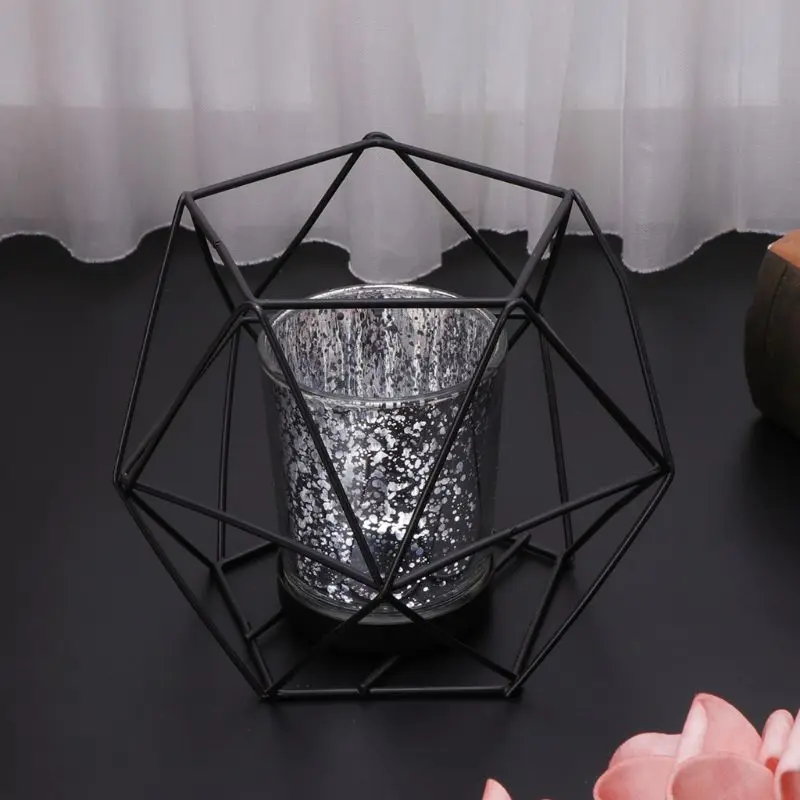 Nordic Стиль 3D геометрический Подсвечник свадебное украшение для свадьбы, дома Декор