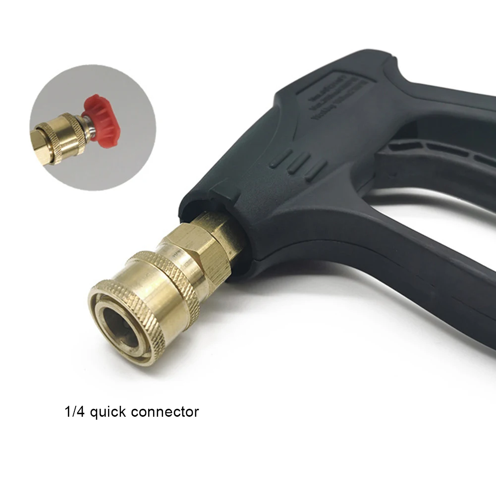 

Car High Pressure Water Gun Cleaner Washer Soap Foam Spray Sprayer Nozzles Quick Release Auto Accessories Socket 1/4"
