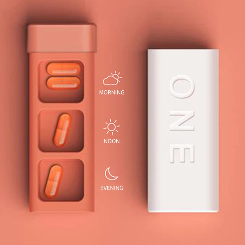 Портативный 3 сетки медицинский ящик для таблеток маленькая таблетка контейнер