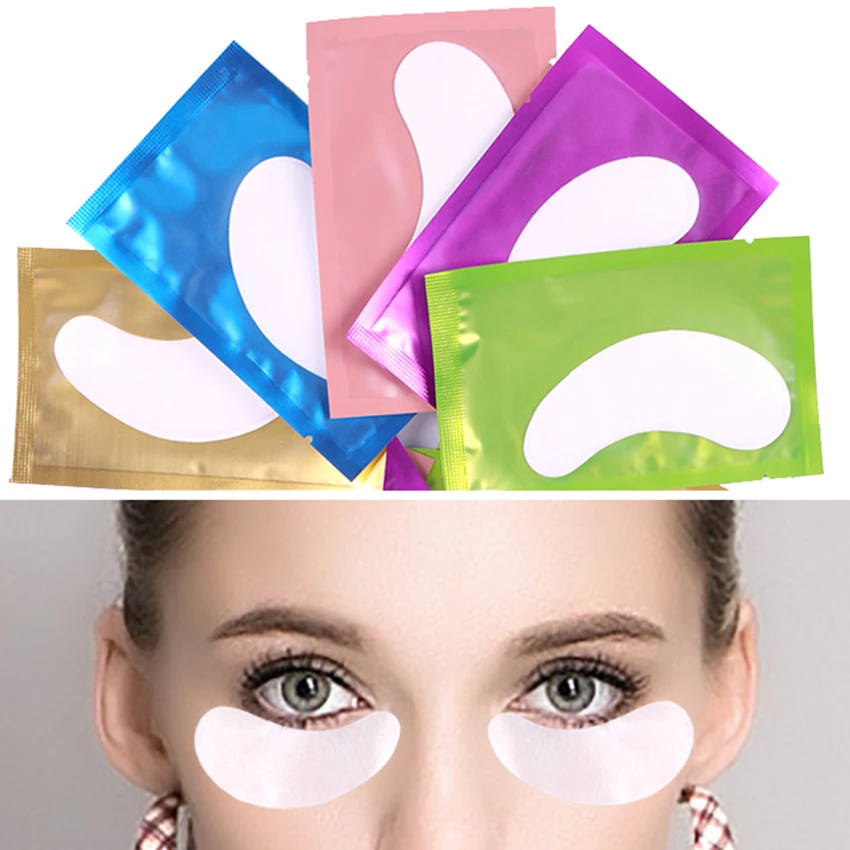 10 шт. накладки для ресниц под глазами наклейки бумажные наращивания глаз