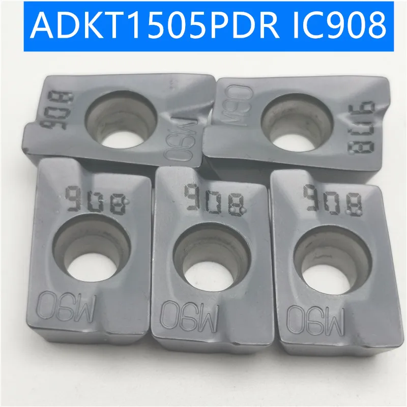 HM90 ADKT1505 PDR IC908 токарные инструменты твердосплавная вставка APKT1604 токарный резак инструмент CVD+ PVD токарная вставка фрезерный инструмент