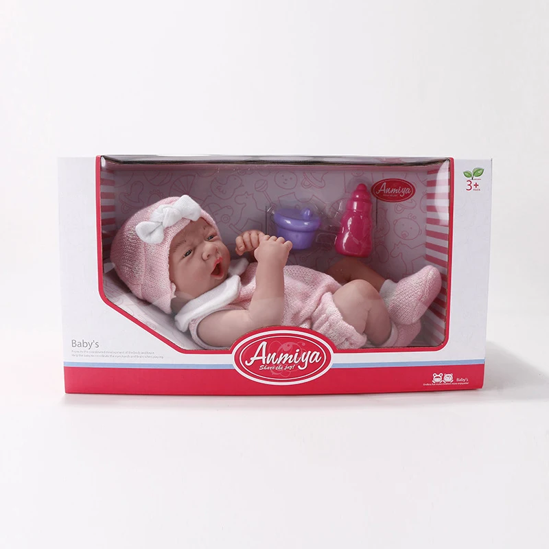 

35CM New Baby Dolls Reborn Bebe Toys Lying Down Shape Silicone Full Body Toddler Newborn Reborn Doll Kids Cute Toy For Girl Gift