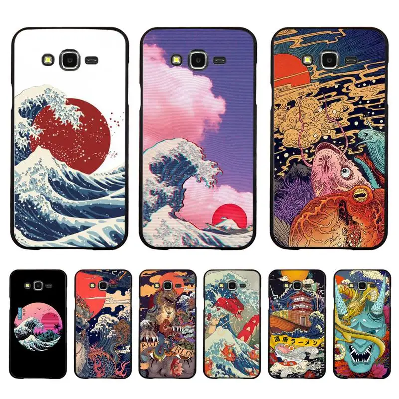 

The Great Wave Off Kanagawa Japanese Phone Case For Samsung Galaxy J4plus J6 J5 J72016 J7prime cover for J7Core J6plus