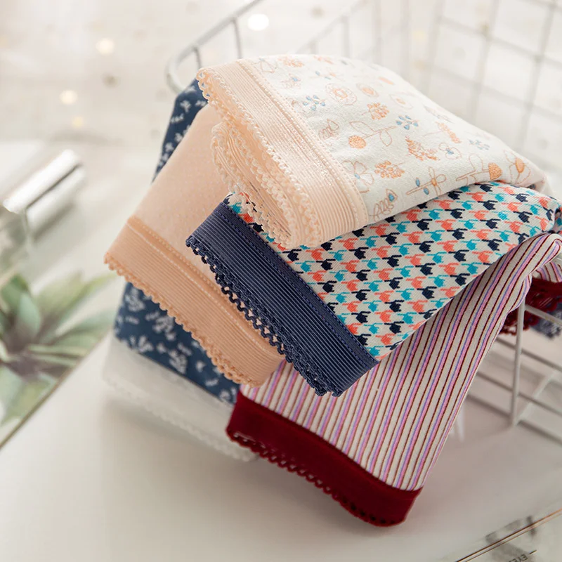 

Трусики женские с принтом «гусиные лапки», 100% хлопок