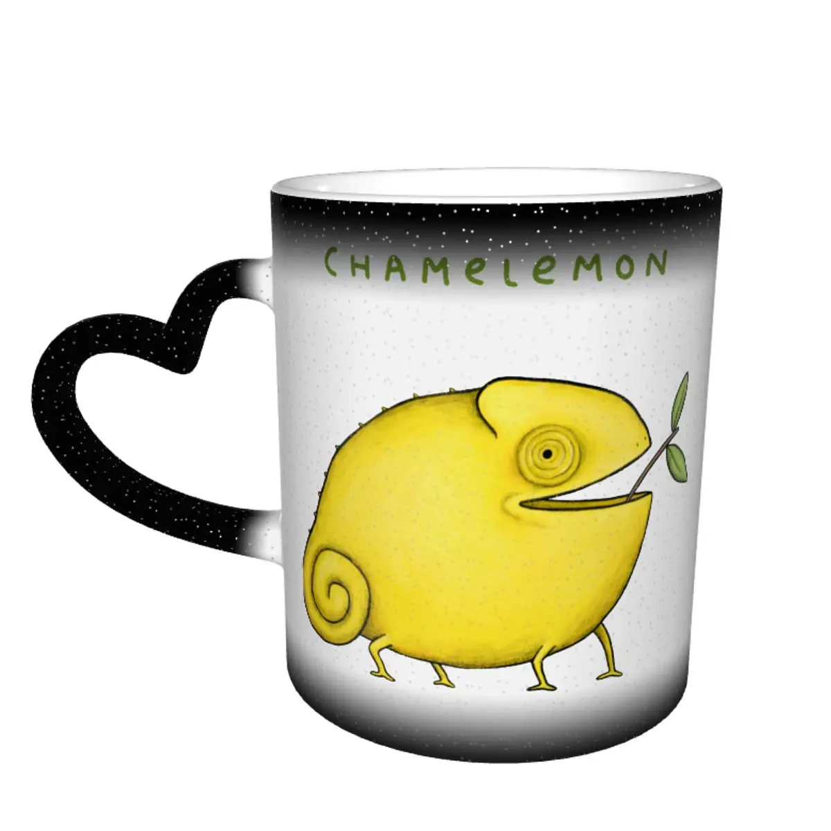 

Leaf Mug Pottery Tea Mug Color Changing Creative Vintage Cups