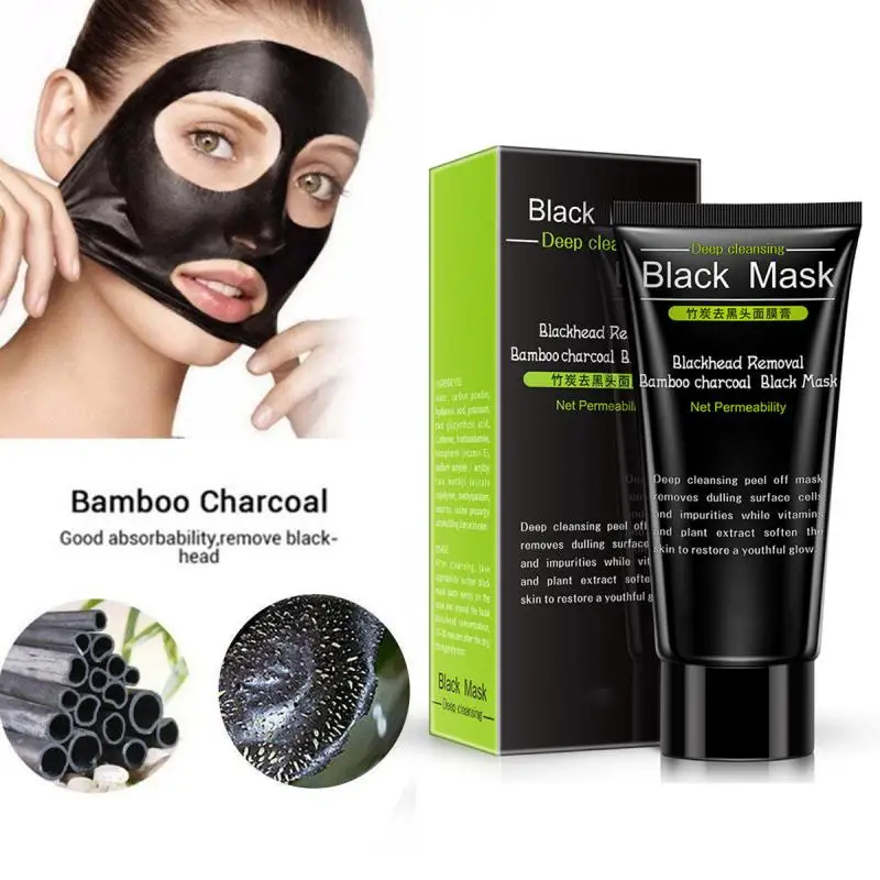 

Blackhead Remover Tearing Mask Deep Cleaning Skin Care Peel Off Masks Oil Control Deep Purifying Charcoal Black Mud Mask new