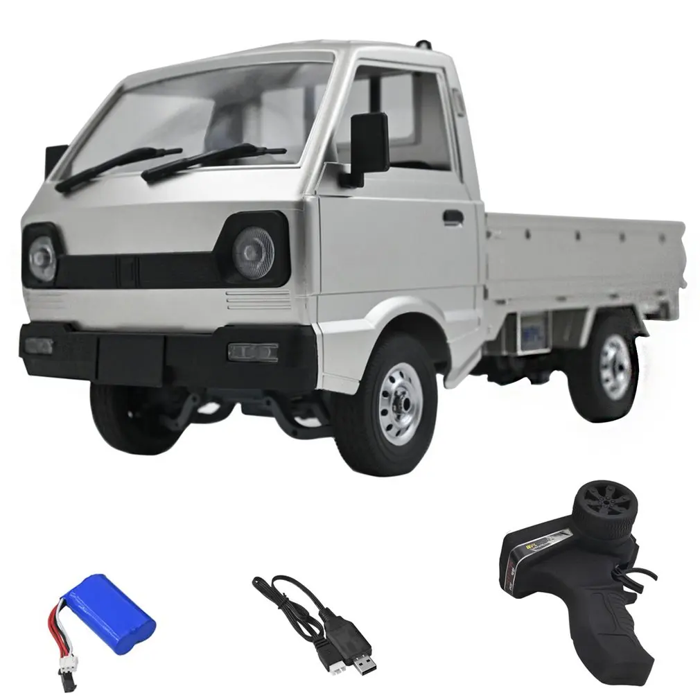 

2021 Perfect gifts Simulation Drift Truck Brushed 260 motor Climbing Car LED Light On-road RC Car Toys