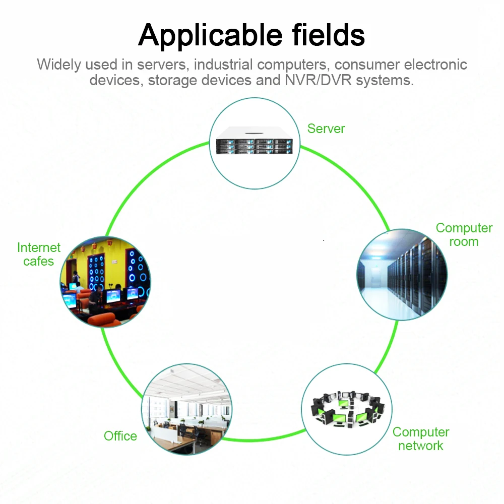 

PCIE X4 to 4 Port SATA3.0 M.2 Key B Conversion Card High Speed SATAIII 6Gbps Expansion Card for SSD 2230 2242
