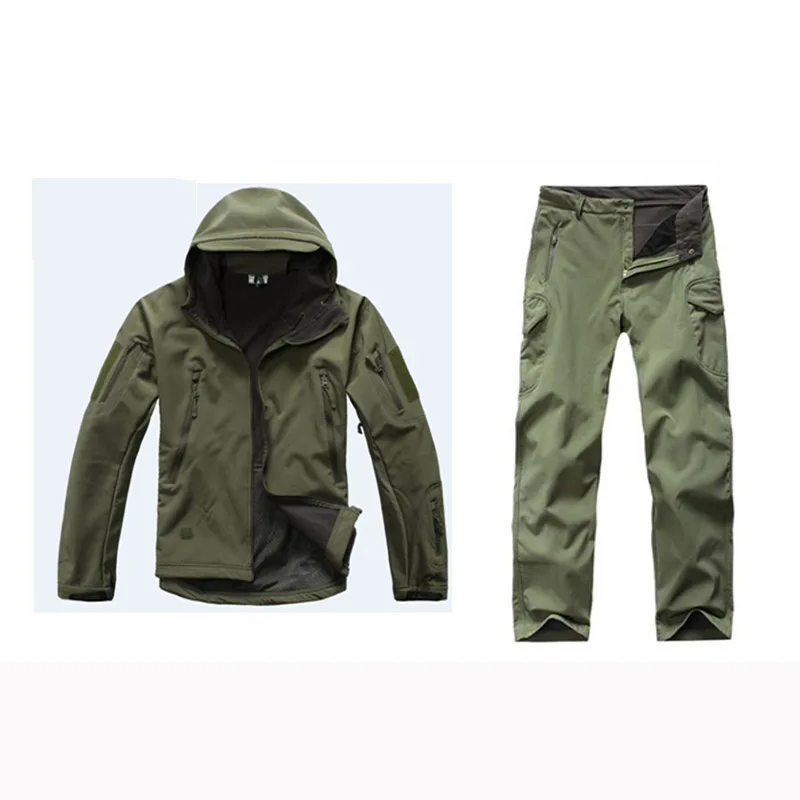 Тактические комплекты Мужская Военная охотничья одежда спортивный костюм для