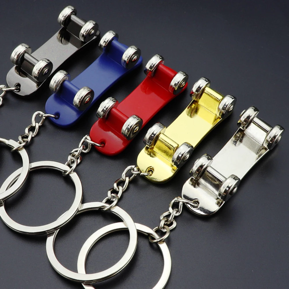 

Car Skateboard Removable Metal Keychain New Scooter Advertising Promotional Gifts Keychain Keyring Interior Accessories Pendant