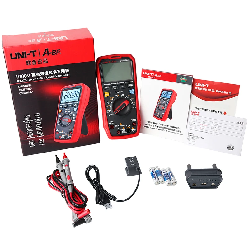 Φ &amp A-BF CS618A + Alternative UT61E цифровой мультиметр True RMS ручной с автоматическим выбором