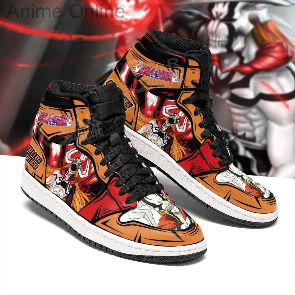 

Hollow Demon Ichigo Sneakers Bleach Anime Shoes Fan Gift Idea MN05