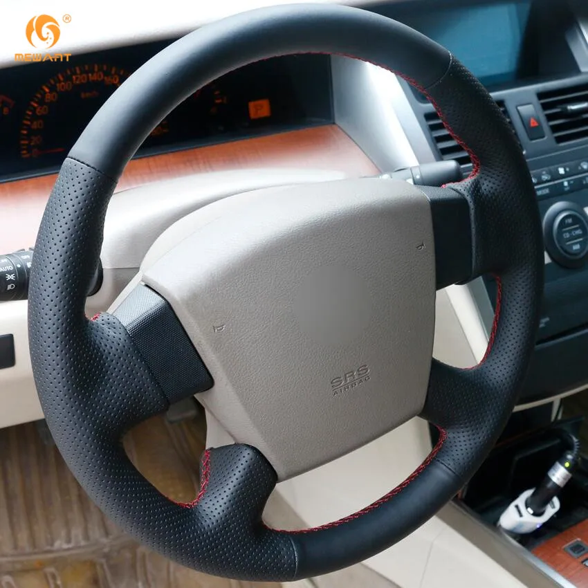 Чехол на руль MEWANT для Nissan Teana 2003 2008 черный чехол из искусственной кожи Samsung SM5|car
