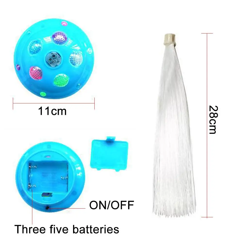 

Color Changing LED Fiber Optic Night Light Lamp Stand Home Decor Colorful