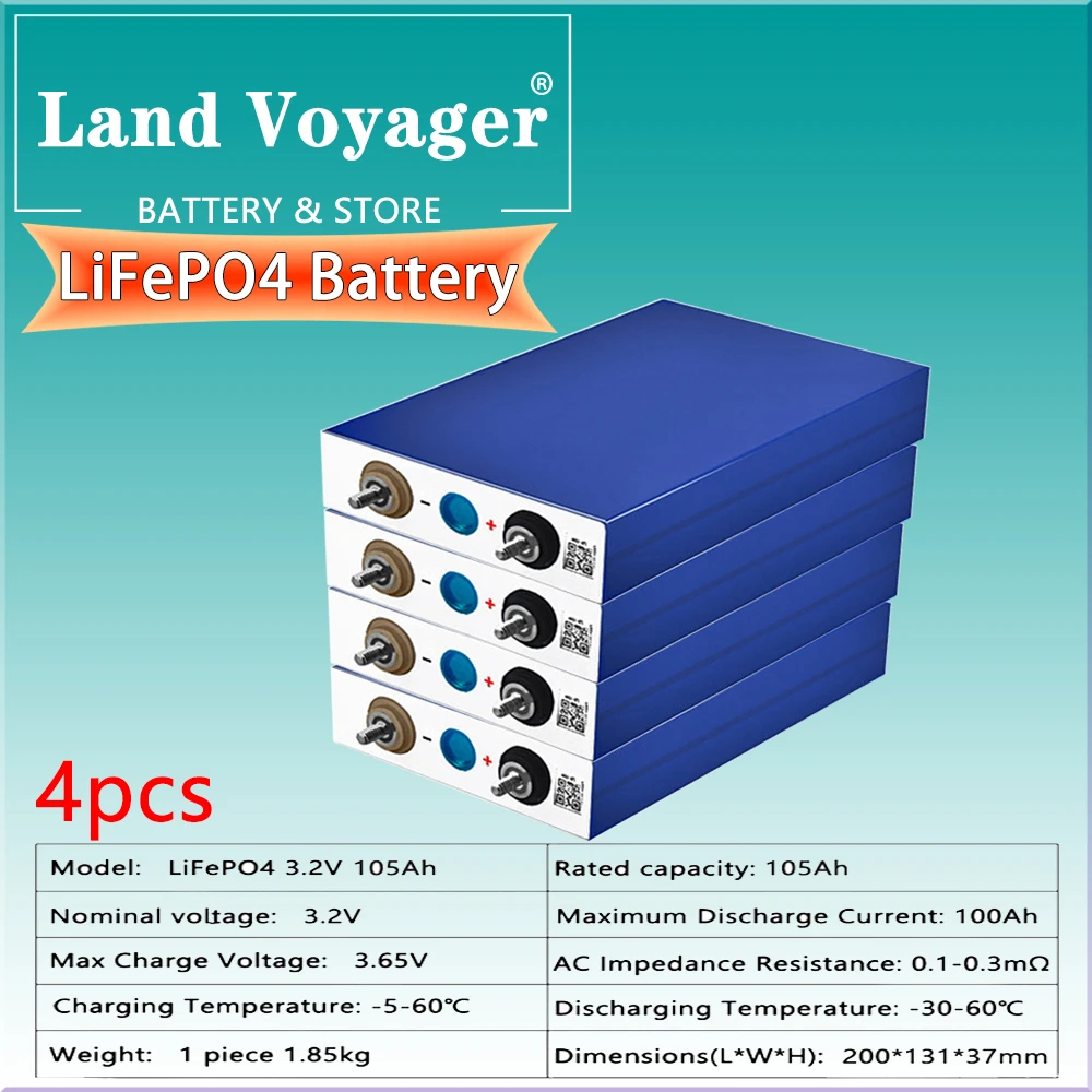 

Аккумуляторная батарея класса А, 3,2 в, а/ч, а/ч, 4 шт.