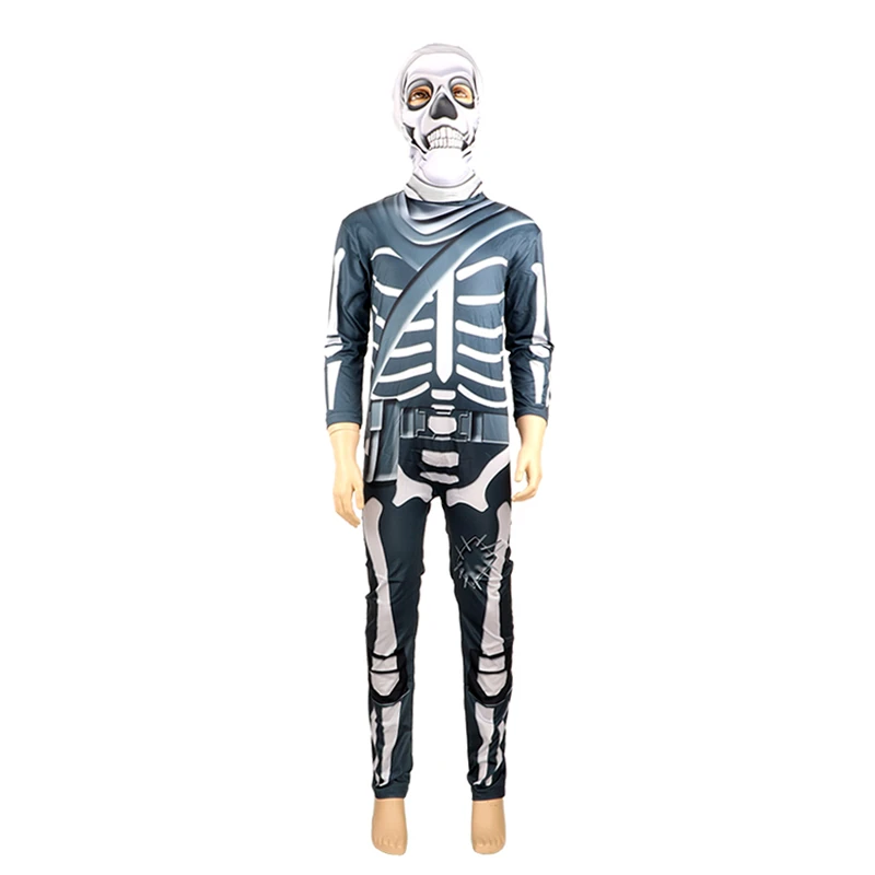 Disfraz костюм на Хэллоуин для детей мальчиков имбирный человек Череп штурмовик