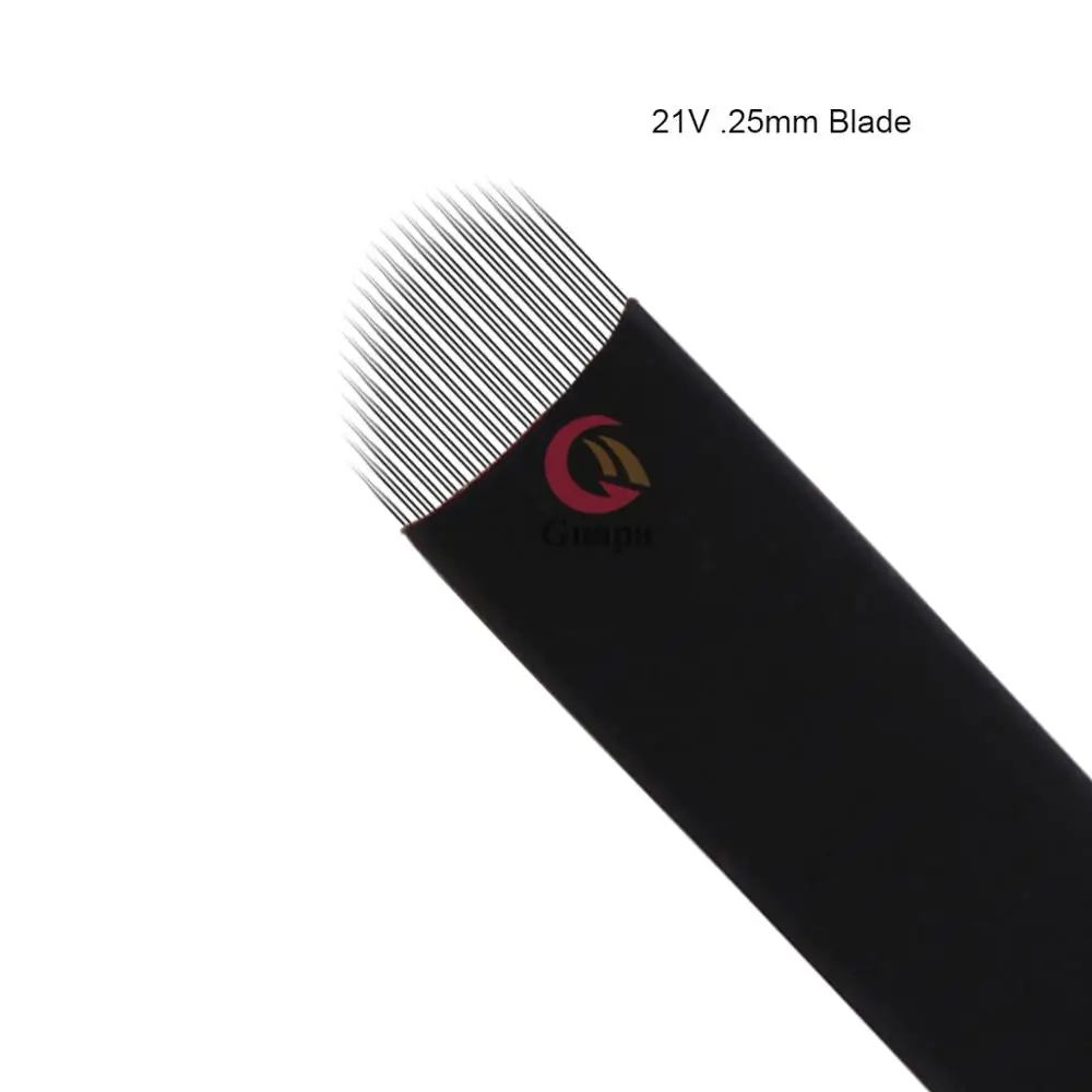 Иглы для микроблейдинга 21 в форма подводки глаз татуировок штифт татуировки