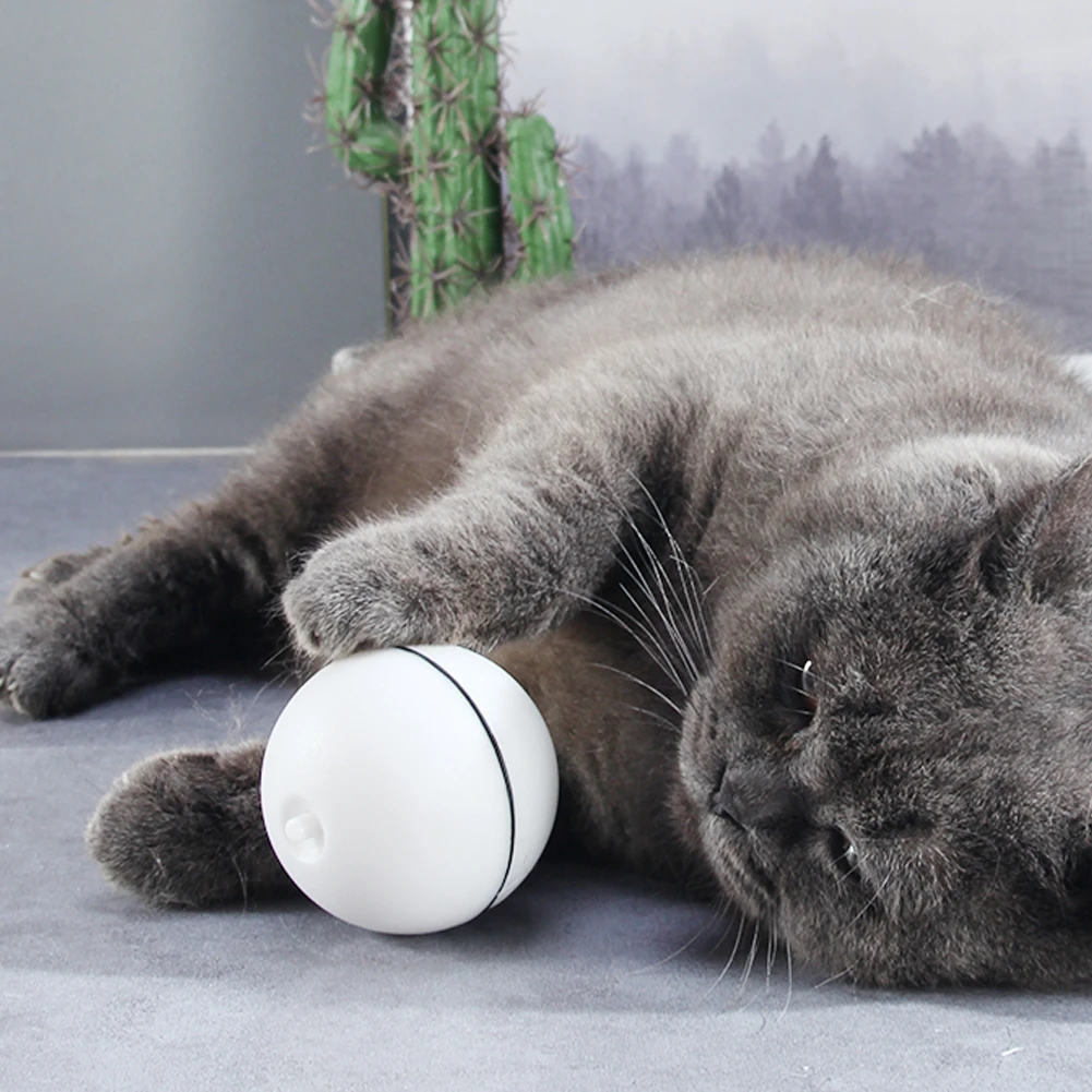 

Интерактивный пазл, игрушка-мяч для домашних кошек, светодиодный лазерный шар с крассветильник Том, электронный вращающийся шар, забавная и...