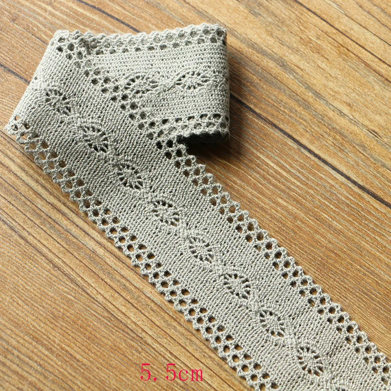 5.5cm 2yard 2 ярда мульти размер розовый вышивка кружева отделка ленты DIY одежды головной убор Свадебная Упаковка ткань материалы - Цвет: 5.5cm 2yard