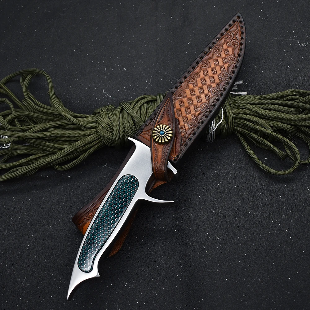 Новый прямой нож с лезвием M390 боевой инструмент в джунглях острый для походов