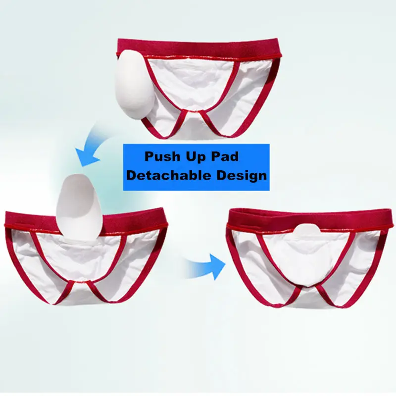 Новинка 2019 брифы сексуальные мужские плавки купальник пуш ап для геев бикини