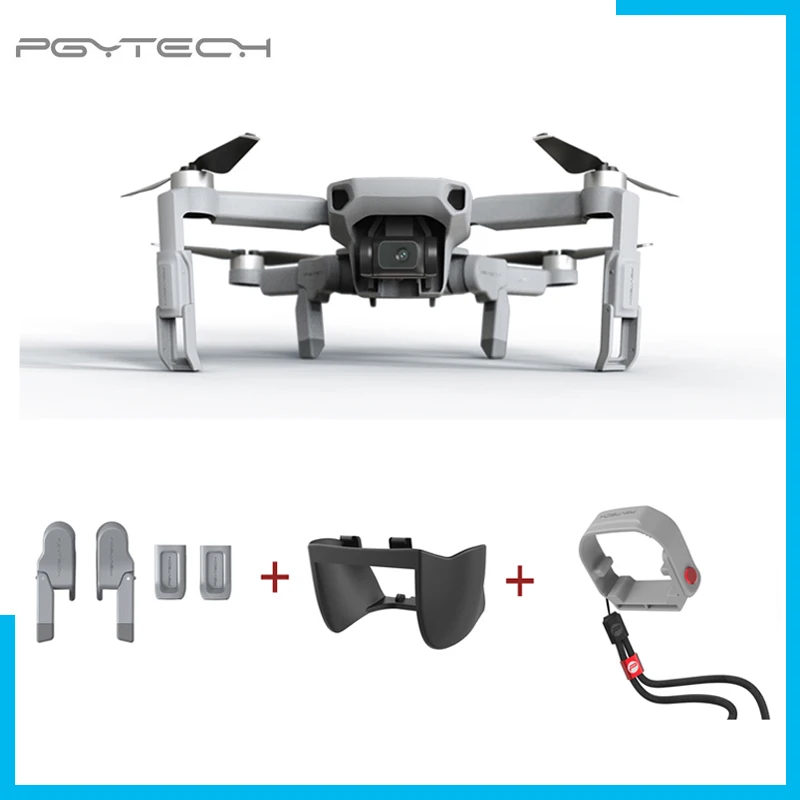 

PGYTECH For DJI Mavic Mini 2 / SE Propeller Motor Holder Fixator Propellers Protector Adjustable Lanyard Landing gear Lens hood