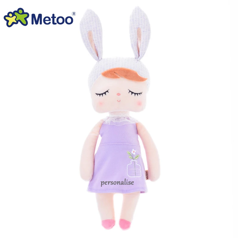 

2020 Personalized Metoo Angela Keppel Doll Girl Baby Stuffed Animals Sleeping Bunny Rabbit Soft Plush Toys Customized Name