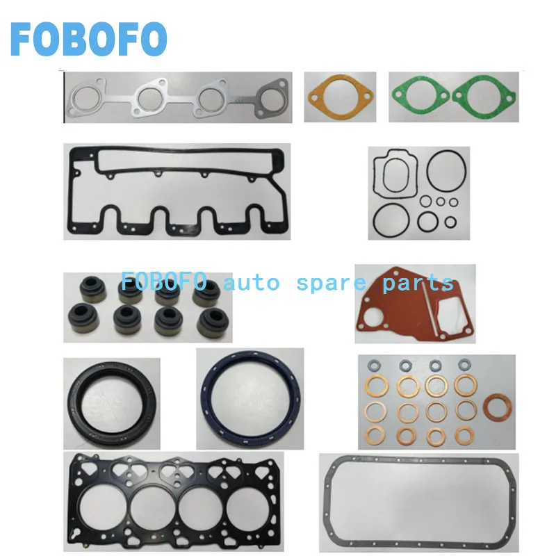 Запасные части для двигателя 4LE1 полный комплект прокладок экскаватора Hiatch EX55 |