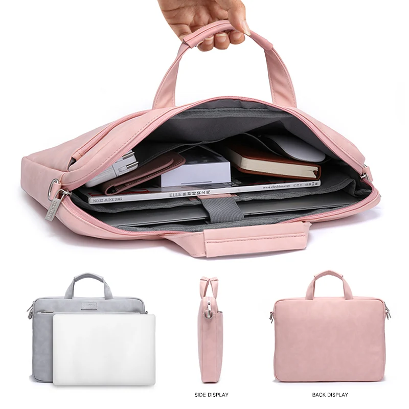 Новая сумка на плечо для ноутбука macbook air 13 чехол 3 14 15 6 дюйма pro из искусственной