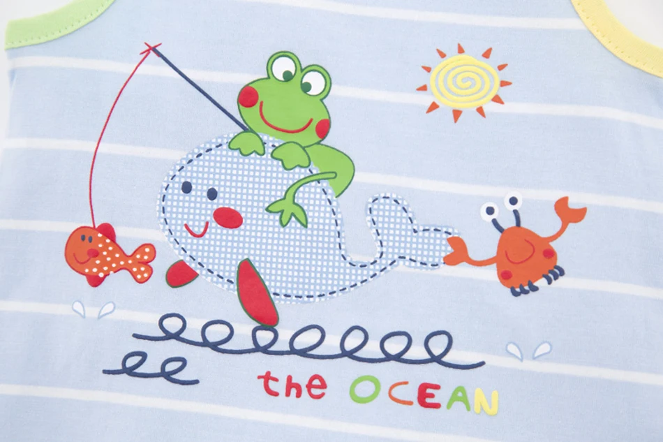 Kavkas/потрясающий комбинезон унисекс для маленьких мальчиков и девочек с рисунком