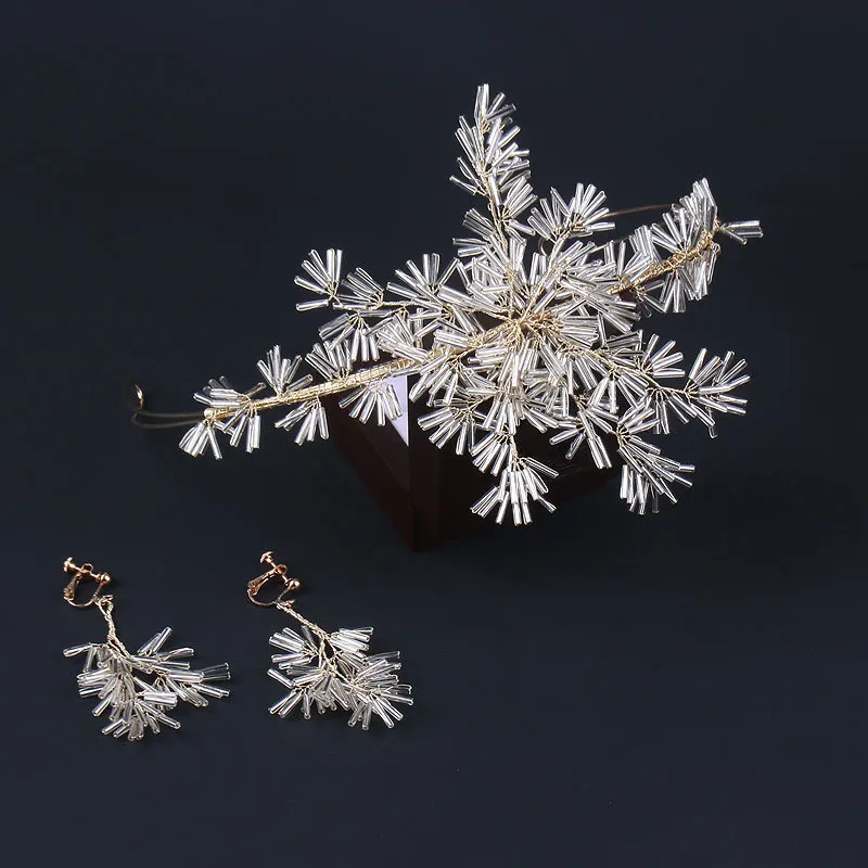 Ручная работа головная повязка ювелирные аксессуары для волос с бисером