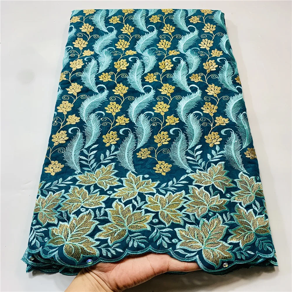 

African Cotton Lace Fabric 2021 High Quality Bride Lace Nigerian Swiss Voile Lace In Switzerland Embroidery For Dress