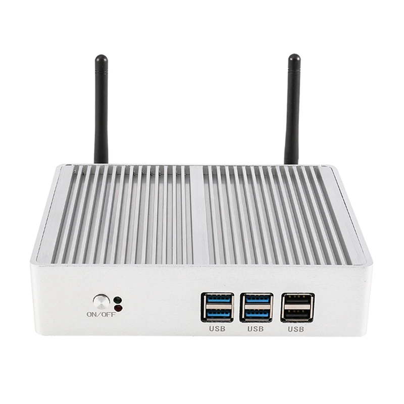 Мини ПК Topton без вентилятора Windows 10 Pro Intel i5 7200U i3 7100U i7 4500U DDR4/DDR3 Barebone компьютер 4K HTPC Wi