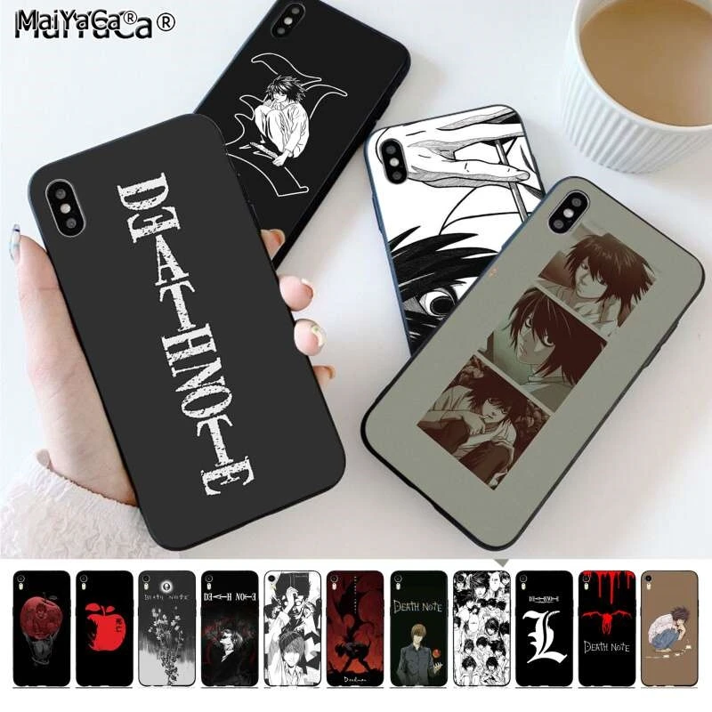 

MaiYaCa Anime Manga Death Note Ryuk Phone Case for iphone 13 11 12 pro XS MAX 8 7 6 6S Plus X 5S SE 2020 XR cover