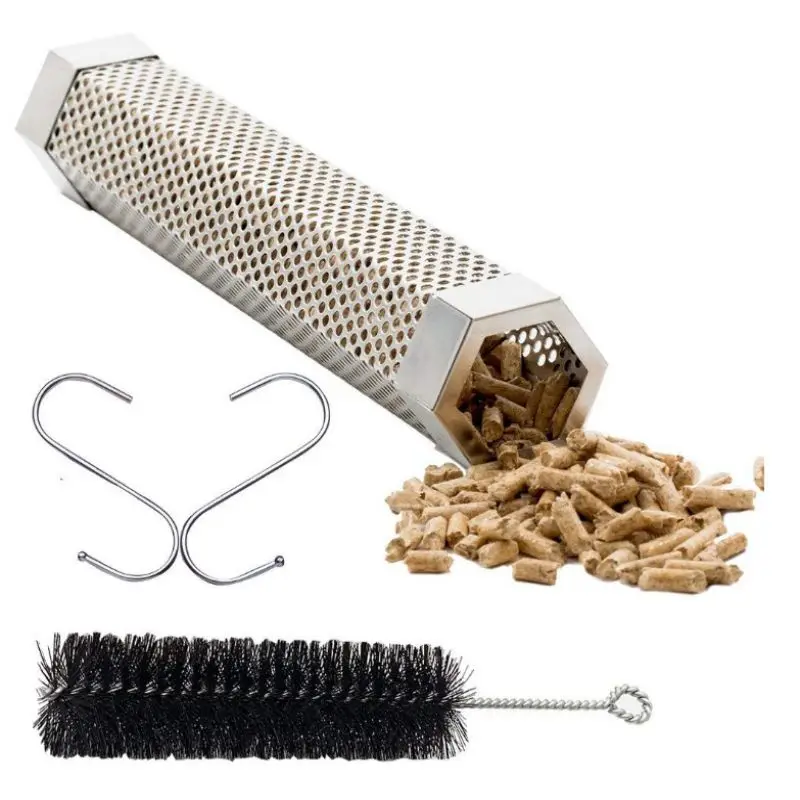 Аксессуары из нержавеющей стали для барбекю сетки перфорированная сетка трубка гриль генератор инструмент