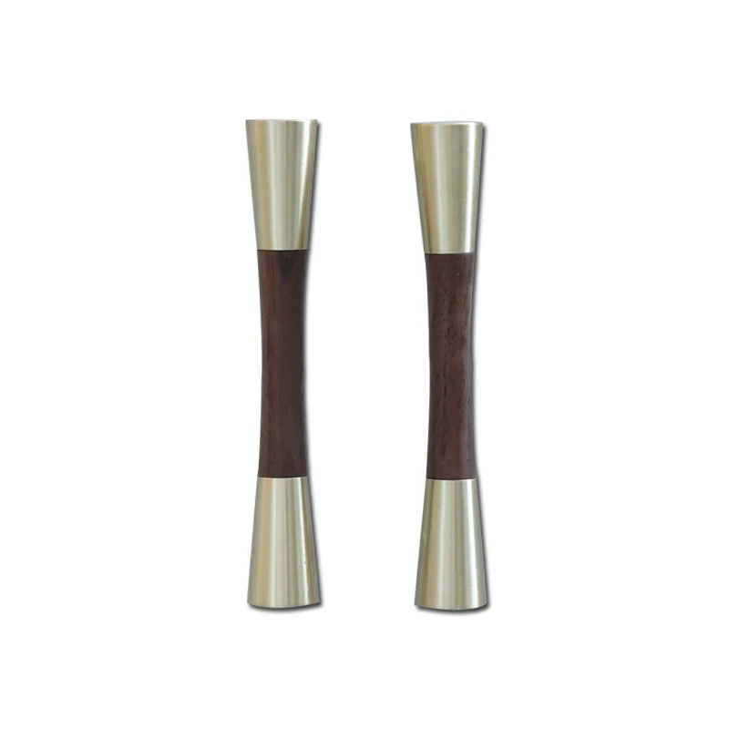 

Wood + brass Handles and knob Wardrobe T Bar Drawer Pulls Kitchen Cabinet Knobs and Handles Fittings for Furniture Handles