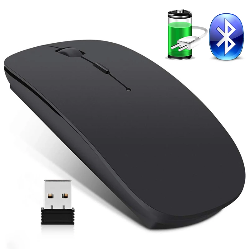 Imice Перезаряжаемые беспроводная мышь 2400DPI Точек на дюйм slient USB компьютерная мышка 2.4G встроенный литиевый Батарея мышь беспроводная для портативных ПК