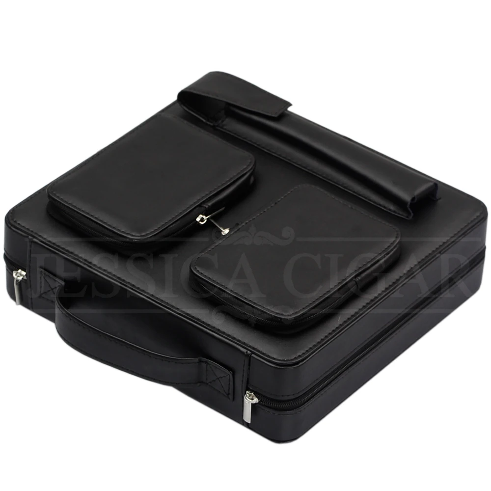 Кожаный чехол для сигар GALINER Potable Outdoor Humidor дорожная коробка из кедра и дерева с